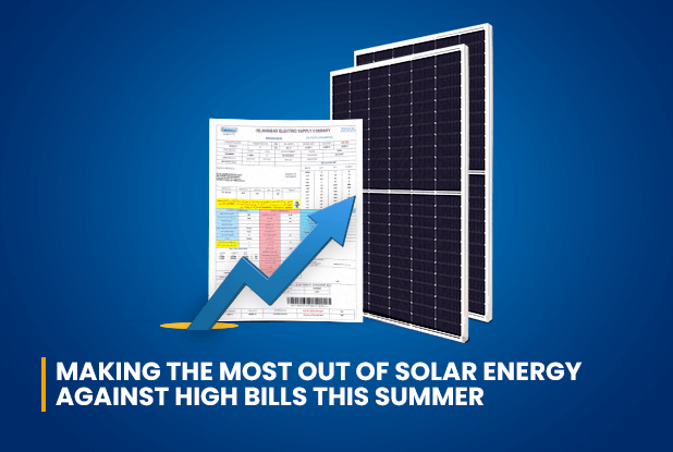 Making the most out of solar energy against high bills this summer